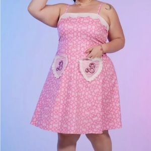 Hot Topic Barbie Retro Sweetheart Dress 5X NWT